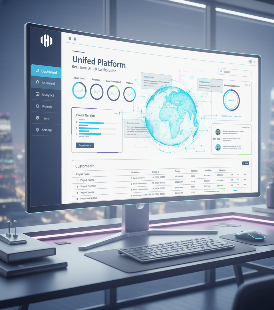 SaaS Dashboard Example